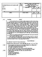 Đề kiểm tra định kì cuối năm môn Tiếng việt lớp 5 - Năm học 2015-2016 - Trường Tiểu học Bùi Thanh Khiết
